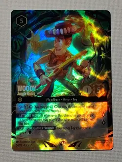 Disney Lorcana Woody - Jungle Guide 54/P3 P3 Enchanted Promo Alt Art English - Image 2