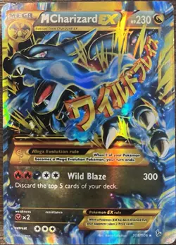 M Charizard EX (X) (Secret Rare) -XY-Flashfire Pokemon 108/106 - Image 1