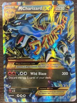 M Charizard EX (X) (Secret Rare) -XY-Flashfire Pokemon 108/106 - Image 2