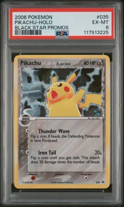 Pokemon 2006 Pikachu Delta Species Nintendo Promo PSA 6 - Image 1