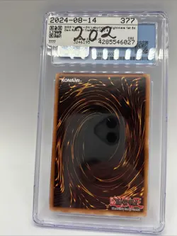 YuGiOh CGC 9 MINT 2003 Dark Spirit of the Silent LON-079 1st Edition Super Rare - Image 3