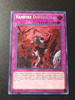Yugioh - Vampire Domination DASA-EN011 1st Edition Secret Rare NM - Image 1