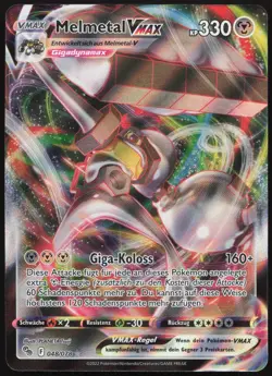 Melmetal VMAX Holo Rare Pokemon GO 048/078 NM DE - Image 1