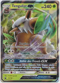 Pokemon Tengulist GX Ultra Rare Sturm am Firmament 14/168 NM Deutsch - Image 1