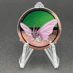 Venomoth Pokemon Paper Ginpika Medal Card Nintendo Japanese Rare TCG S206-35 - Image 1