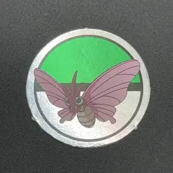 Venomoth Pokemon Paper Ginpika Medal Card Nintendo Japanese Rare TCG S206-35 - Image 3