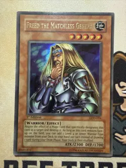 Freed The Matchless General - LOD-016 - Ultra Rare - 1st Edition Yugioh LP - Image 3