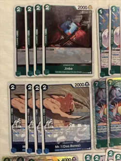 One Piece TCG Op16 Blue/Green Luffy Deck Complete (SR Boa, Ivankov, Galdino) - Image 2