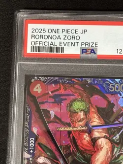 PSA 10 One Piece Card Game Roronoa Zoro SR ST21-015 Flagship for JAPAN Promo - Image 2