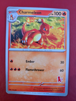 Pokemon Cards Charmeleon My First Battle Charmander Stamp Near Mint Unique Art! - Image 1