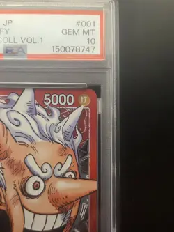 PSA 10 Monkey D. Luffy ST21-001 BASE SHOP Limited Card Col. vol.1 ONE PIECE CCG - Image 4