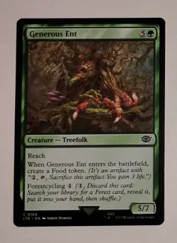 Generous Ent Regular 0169 Common Magic The Gathering Card MTG TCG 2023 CCG - Image 1