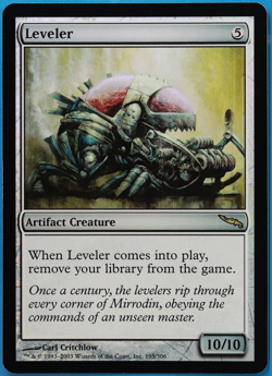 Leveler FOIL Mirrodin MINT Artifact Rare MAGIC MTG CARD (ID# 503604) ABUGames - Image 1