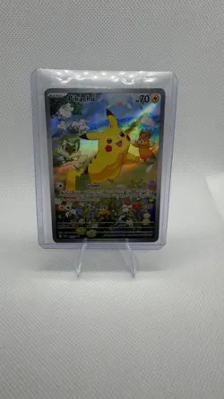 Pokemon Pikachu TCG SVP088 Black Star Promos Full Art Holo Card - Image 1