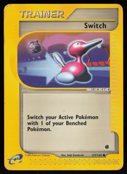 E-Reader Switch 157/165 Expedition Keiji Kinebuchi Pokemon TCG Card - Image 1