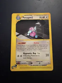 Pokemon TCG Porygon2 Aquapolis Non-Holo Rare Card 28/147 - Image 1