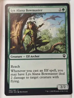 Lys Alana Bowmaster - Commander: Legends - Magic the Gathering MTG Nice! - Image 1