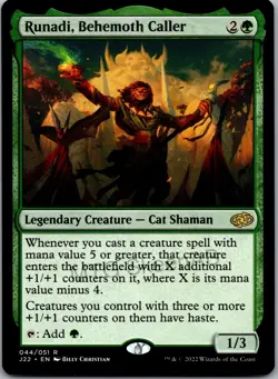 MTG SkeenAB Runadi Behemoth Caller from J22. NM. - Image 1