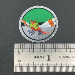 Yanma Pokemon Paper Ginpika Medal Card Nintendo Japanese Rare TCG S206-34 - Image 2