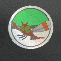 Yanma Pokemon Paper Ginpika Medal Card Nintendo Japanese Rare TCG S206-34 - Image 3