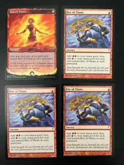 MTG- Rite of Flame x4 - Image 1