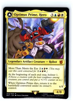 Optimus Prime, Hero 13 Universes Beyond: Transformers Magic: The Gathering NM - Image 1