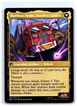 Optimus Prime, Hero 13 Universes Beyond: Transformers Magic: The Gathering NM - Image 2