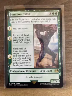 MTG Summon: Titan (204) | NM | Final Fantasy (FIN) - Image 1