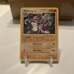 Pokemon TCG Nidoking Rising Rivals 29/111 Rare Near Mint Card - Image 1