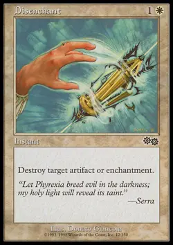 Disenchant x4 4x Urza's Saga NM MTG - Image 1