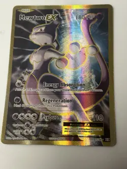 Pokemon TCG Mewtwo EX Full Art Holo Ultra Rare 103/108 Evolutions - Image 4
