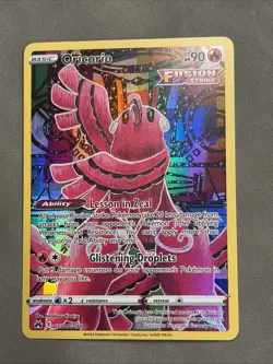 Pokemon TCG Oricorio GG04/GG70 Crown Zenith Full Art Ultra Rare Holo 90 HP - Image 1