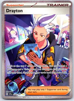 Drayton 244 Special Illustration Rare Surging Sparks Pokemon NM/M - Image 1