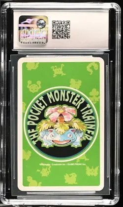 Japanese Charmander Green Deck A Club CGC 9.5 Gem Mint 1996 Pokemon Playing Card - Image 2