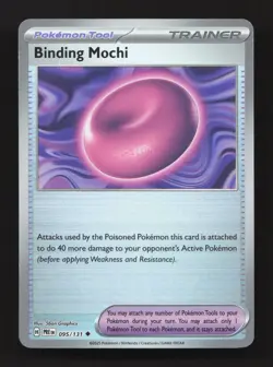 Binding Mochi 095/131 Uncommon Prismatic Evolutions Pokemon Poke Ball Near Mint - Image 1