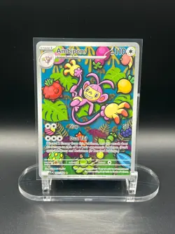 2025 POKEMON PHANTASMAL FLAMES AMBIPOM 107/094 IR **FRESH PULL** - Image 1