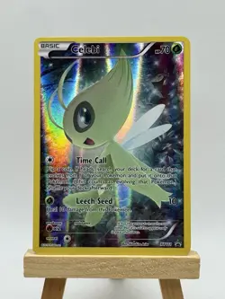 Pokemon TCG Celebi XY111 Full Art Black Star Holo Promo Card - Image 1