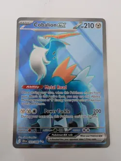 Cobalion ex 103/086 Ultra Rare Full Art (FA) - Pokemon TCG Chaos Rising - NM - Image 1