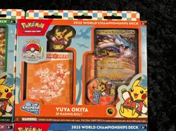 New Release Pokemon 2025 World Championship Deck Set (4 Sets) Factory Sealed - Image 4