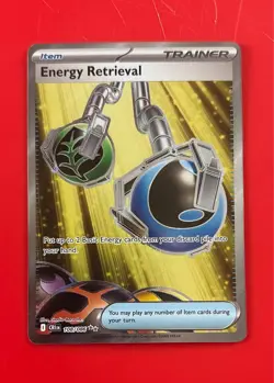 Energy Retrieval 108/086 Chaos Rising Mega Evolution Secret Rare NM Pokemon TCG - Image 1