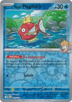 Pokemon - Destined Rivals - Magikarp 048/182 Reverse Holo - Condition (NEAR-MINT - Image 1