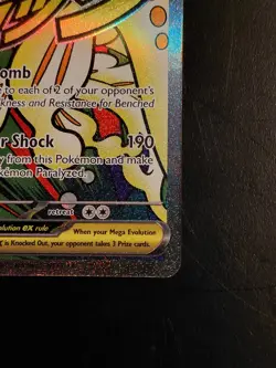 Pokemon Ascended Heroes Mega Elektross EX 266/217 Attack Rare - Image 5