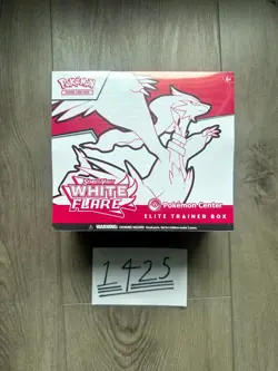 Pokemon White Flare Pokemon Center Elite Trainer Box PC ETB New Factory Sealed - Image 1