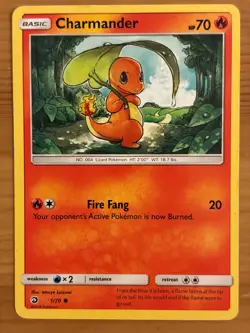 Charmander 1/70 Regular Common LP - Dragon Majesty 2018 - Pokemon TCG - Image 1