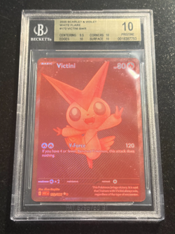 2025 Pokemon Scarlet & Violet White Flare Victini BWR #172 BGS 10 - Image 1