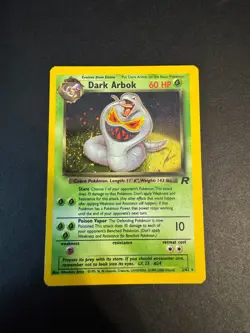 Pokemon TCG Dark Arbok 2/82 Team Rocket Holo - Image 1