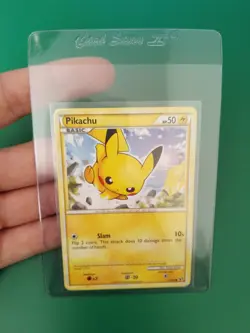 Pikachu 61/90 Common HGSS Undaunted Pokemon Moderately Played - Image 4