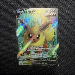 Pokemon Flareon V full art SWSH07 Evolving Skies 169/203 NM - Image 1