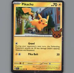 POKEMON TCG - PIKACHU HOLO RARE HOLO 018/091 NM - Image 1