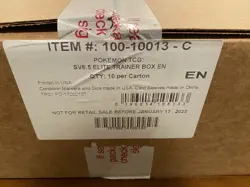Prismatic Evolutions Elite Trainer Box Case Sealed Pokemon Small Tear In Tape - Image 2